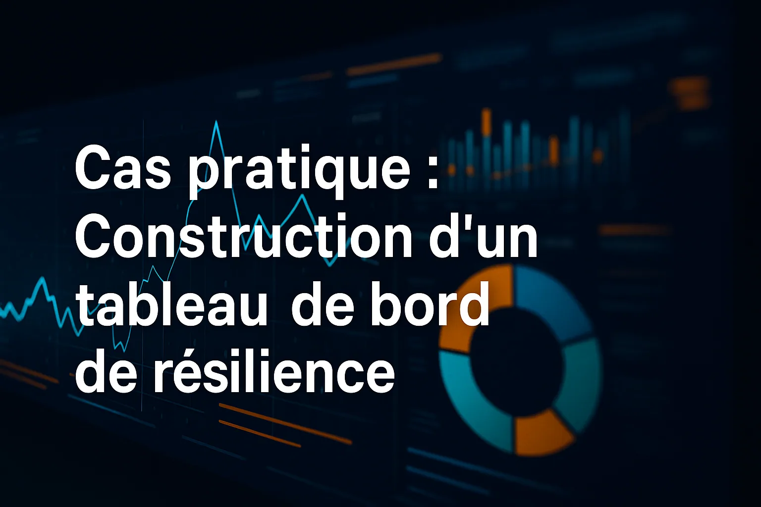 Visuel de titre « Cas pratique : construction d&rsquo;un tableau de bord de résilience ».